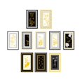 thumbnail image 1 of 10 Piezas Pegatinas Decorativas BLESIY Marco Hueco Estéticas, 1 of 8