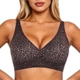 thumbnail image 2 of iHPH7 Jelly Wireless Bras for Women No Underwire Support Smooth Bralettes for Women Everyday T Shirt Bra Black L, 2 of 9