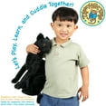 thumbnail image 5 of Boone the Black Cat | 13 Inch Stuffed Animal Plush | by TigerHart Toys, 5 of 6