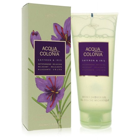 4711 Acqua Colonia Saffron & Iris by 4711 Shower Gel 6.8 oz Pack of 4
