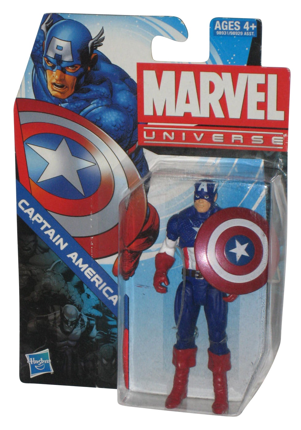 Marvel Universe Captain America Action Figure 4 Inch Hasbro 2011 for sale online 