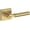 Lifetime Satin Brass, variant on Baldwin ENLKFCSR190 Lake Forest Single Cylinder Keyed Entry Door Lever Set - Black