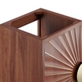 thumbnail image 6 of Modway Daylight 18" Solid Mango Wood Bathroom Vanity Cabinet in Walnut, 6 of 7