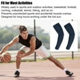 thumbnail image 3 of Unique Bargains 1 Pair Reduce Joint Pain Arm Elbow Compression Sleeve L Size Dark Blue, 3 of 6
