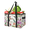Multicolor 1, variant on CURLYOOT Hummingbird Reusable Grocery Bag, Large Foldable Grocery Totes Shopping Bag for Groceries, Hibiscus Flower Shopping Bags with Handles for Kitchen Trunk Picnic