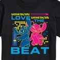 thumbnail image 3 of Disney - Lilo & Stitch - Love The Beat - Men's Short Sleeve Graphic T-Shirt, 3 of 5