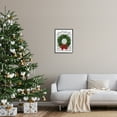 thumbnail image 3 of Stupell Industries Good Tidings Holiday Wreath Holiday Painting Black Framed Art Print Wall Art, 16 x 20, 3 of 9