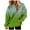 Green, variant on Women Tunic Tops Fall Relaxed Fit Hooded Long-sleeved Bubble Cuff Off the Shoulder with Pocket Gradient Print Leisure Cotton Sweatshirts Tops(Pink,S)