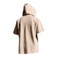 thumbnail image 4 of Linen Outfits for Men 2 Piece Outfits Big and Tall Short Sleeve Button Down Hoodies & Elastic Waist Shorts with Pockets Sets Casual Tracksuits Loungewear 2026 Summer Vacation Outfits, 4 of 9