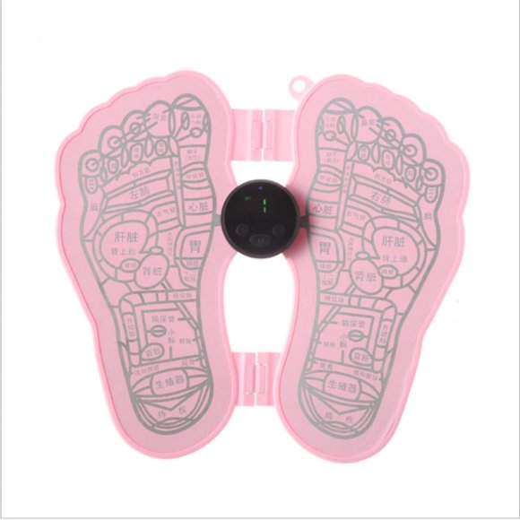 Intelligent Feet Massager Booster Leg Blood Circulation & Relief Fatigue USB Rechargeable Black Rechargeable