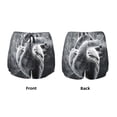 thumbnail image 3 of Hirioo Heart Illustration for Women's Double Layer Athletic Shorts High-Performance Gym Shorts with Inner Pocket, Elastic Waistband-Large, 3 of 7