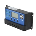 thumbnail image 4 of Controlador de carga solar de 12 V y 24 V con puerto USB, protección contra sobrecarga, panel solar, regulador de batería con pantalla LCD de 10 A., 4 of 14