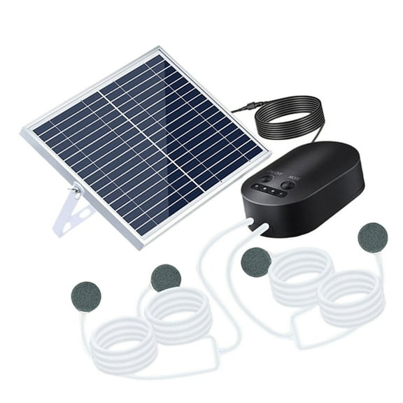Solar Power Aerator System For Outdoor Water Garden Fish Pond Oxygen Supply