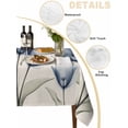 thumbnail image 2 of Blue Tulip Table Cloth, Spring Floral Rustic Summer Botanical Waterproof Tablecloth for Rectangle Tables, Reusable Washable Fabric Table Cover for Restaurant Kitchen Dining Tables 54"x108", 2 of 6