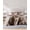 Brown, variant on 4 Piece King Sheet Set Brown Cow Sheets Set for King Size Bed, Breathable Soft Microfiber Bed Sheets Cooling Vintage Animals Spring Floral Wooden Fitted Sheet Deep Pocket, Pillowcases