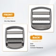 thumbnail image 3 of Uxcell Ladder Lock Buckle Slide Zinc Alloy Adjustable Webbing Strap Release Buckles 3/4", Black-Gray, 8 Pack, 3 of 6