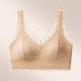 thumbnail image 2 of Lace Bra for Women Unpadded Unlined Wireless Bra V Neck Everyday Lingerie Bralettes, 2 of 9