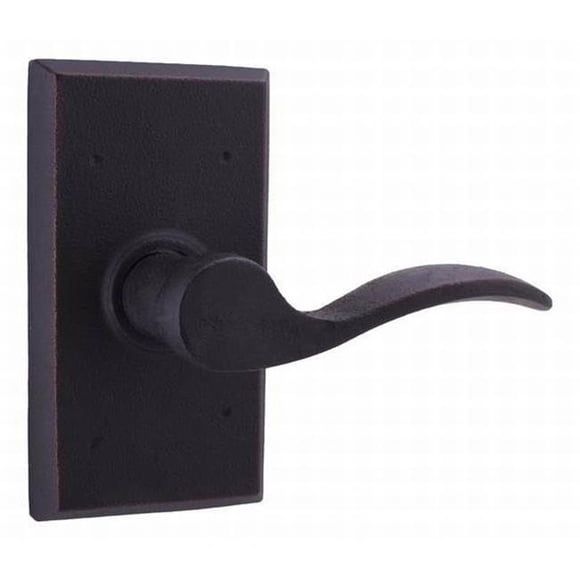 Weslock R7300H1H1SL20 Verrou de Passage Carré Main Droite Carlow avec Loquet Réglable et Gâche à Lèvres Complète, Bronze Huilé