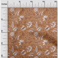 thumbnail image 2 of oneOone Coton Flex Brun Tissu Jacobée Robe Florale Tissu Tissu Imprimé par la Cour 40 Pouces de Large, 2 of 4