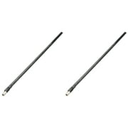 Set of 2 Guitars Tool Accesories Luthier Electric Truss Rod Parts 440mm Black Adjustment Gh157 Musical Instrument