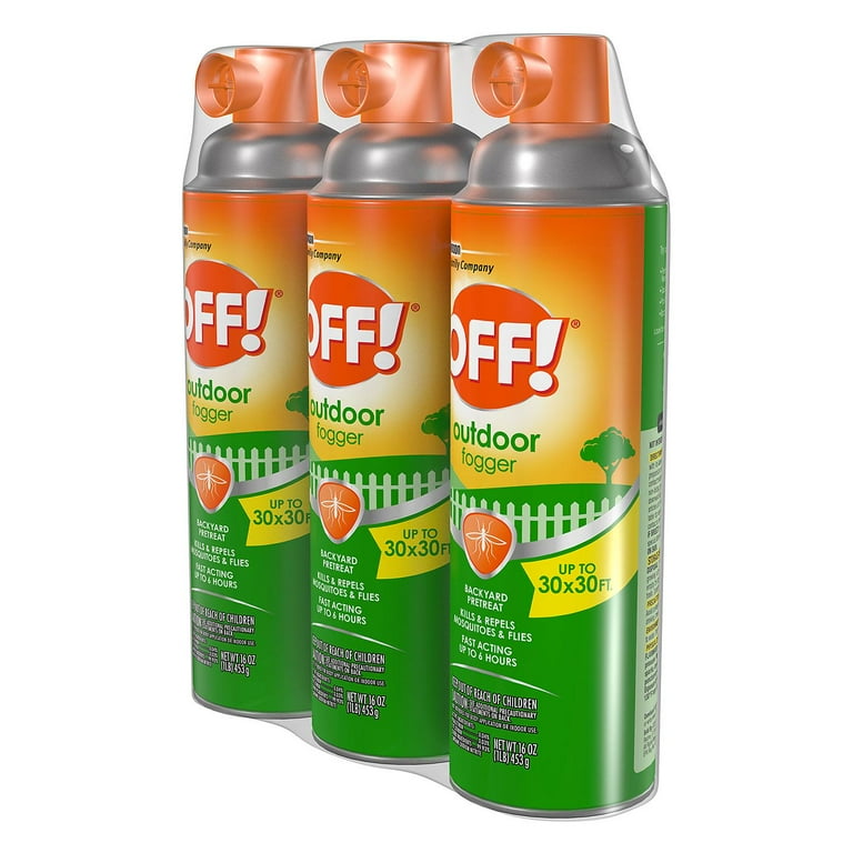 Off! Outdoor Fogger Mosquito Control 16oz Lawn Outdoor Bug, 52 OFF