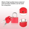 thumbnail image 3 of Maoww 4piece Keyed Padlocks Ultimate Locking Solution For Suitcase Easy To Small Padlocks For Suitcases 1Set, 3 of 6