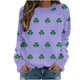 thumbnail image 1 of Blusas para las Mujeres Casual Manga Larga Cuello Redondo Sudadera de las Señoras, Poliéster Suave para Invierno Primavera Uso Diario, 1 of 1