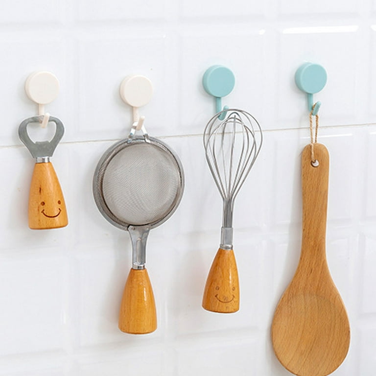 Double-Sided Adhesive Wall Hooks – Smart Kitchen Corner