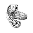 thumbnail image 1 of Matsuzay Anillo de tejer ajustable con lazo de ganchillo para mujer Tela de costura y artesanía No.01 Matsuzay HA002405-01, 1 of 6