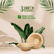 Earth Cleanse 4" Square Areca Palm Leaf Bowl ,800 Pack