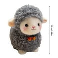 thumbnail image 3 of Adorable peluche de cordero blanco de dibujos animados, suave y mullido, para niños., 3 of 6