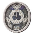 thumbnail image 3 of Seiko Glittering Starry Night Melodies in Motion Musical Clock, Quartz, Analog, QXM379SRH, 3 of 7