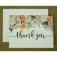thumbnail image 4 of Darling Souvenir Roses Floral Wedding Thank You Greeting Cards Pack Of 36 Pcs With White Envelopes, 4 of 6