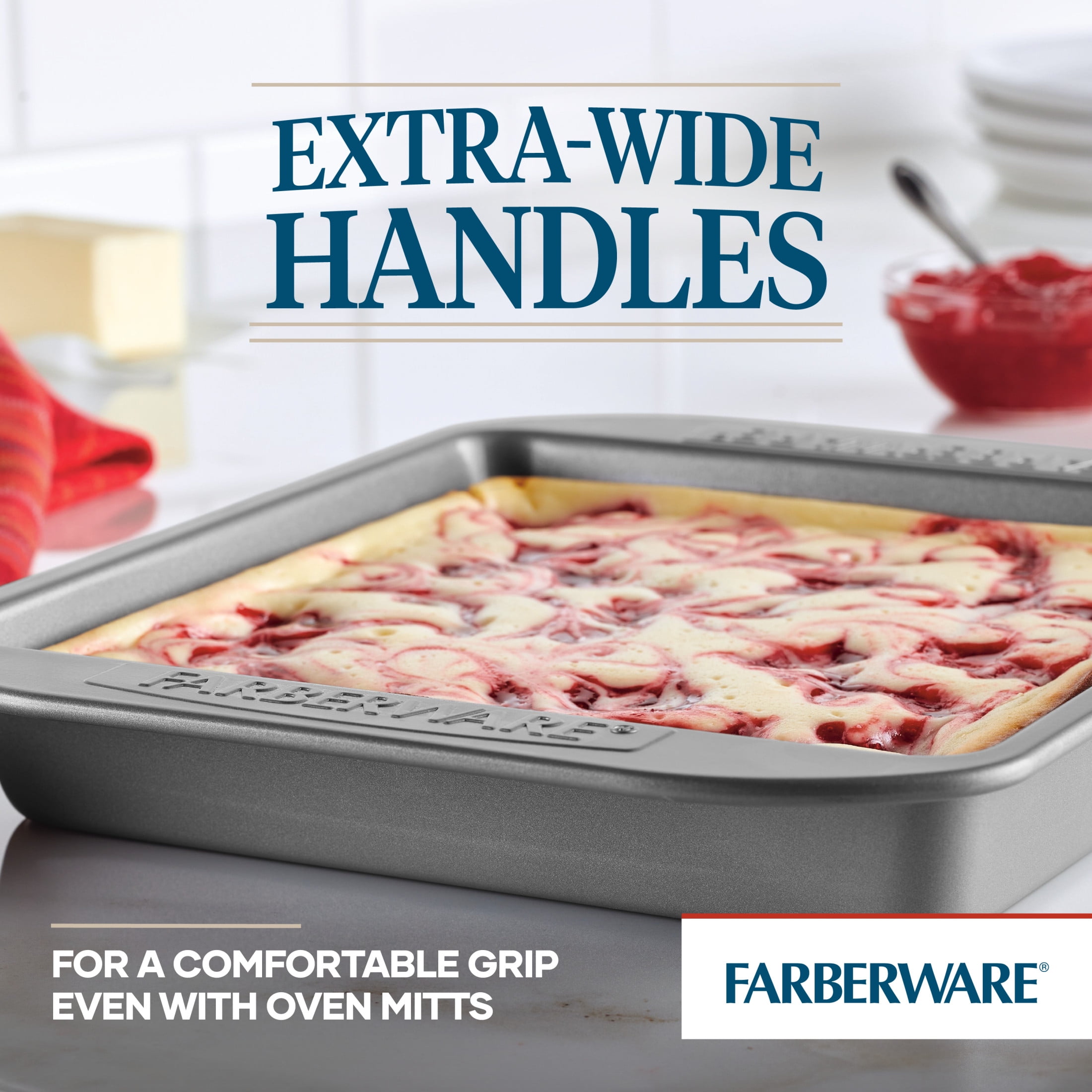 Farberware Easy Solutions 9X13 Non-Stick Cake Pan