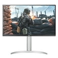 thumbnail image 1 of LG 27UP650-W Monitor 27? UHD (3840 x 2160) IPS Display, VESA DisplayHDR 400, DCI-P3 95% Color Gamut, 3-Side Virtually Borderless Display, Height/Pivot/Tilt Adjustable Stand - Silver, 1 of 5