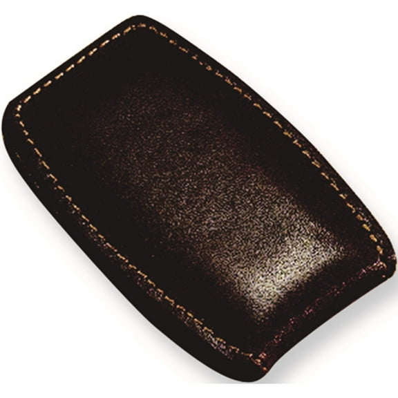 Fashion Brown Leather Money Clip (3.25 X 2.13) Made In China gl8801