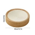 thumbnail image 3 of Nebwoak 3-in-1 Cat Scratcher and Bed Combo, Round Extra Thick Corrugated Cardboard Pet Lounge with Non-Shedding Scratch Pad for Cats up to 20lbs, 3 of 6