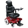 Captains Seat Powered Wheelchair -Color:Red