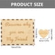 thumbnail image 5 of GOOHOCHY 1 juego de caja de regalo de amistad de madera, caja de regalo de agradecimiento, caja de recuerdo de madera con rebanadas de corazón, 5 of 8