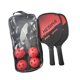 thumbnail image 1 of Raquetas de Pickleball perfecl 2 Raquetas 4 Pickleballs Bolsa Rojo, 1 of 8