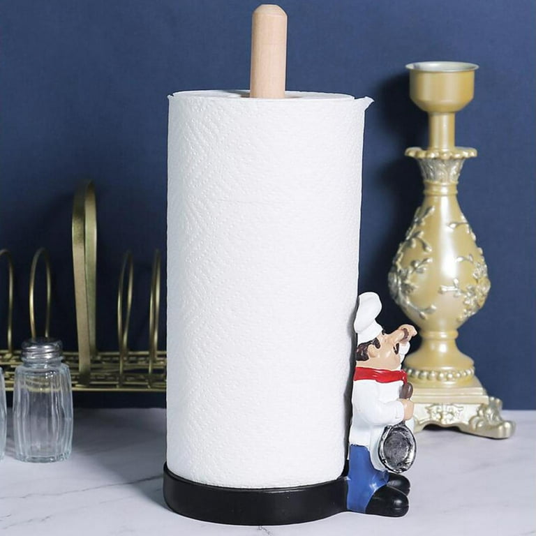 Paper Towel Stand Kitchen Napkin Roll Holder Paper Towel Tissue Stand Rack  Tissue Paper Holder for Bathroom Living Room 