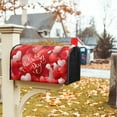 thumbnail image 5 of Valentine''s Day Mailbox Covers Magnetic Standard Size 18" X 21",Red and Pink Loving Heart Mailbox Wraps Post Letter Box Cover for Holiday Garden Yard Decor, 5 of 6