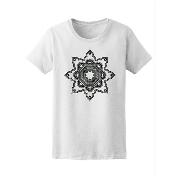 Floral Mehndi Mandala Tee Women's -Image by Shutterstock
