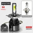 thumbnail image 6 of "H4 9003 LED Headlight Bulbs, 12000LM Per Set White for High and Low Beam Hi/Lo Plug and Play, Pack of 2，Compatible for 2006 Toyota Tacoma", 6 of 7