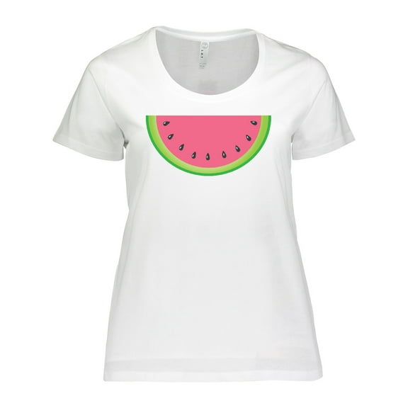 Inktastic Watermelon Slice Women's Plus Size T-Shirt