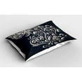 thumbnail image 2 of Ambesonne Victorian Pillow Sham 2 Pack, Aquarius Astrology, 36"x20", Blue Grey, 2 of 3