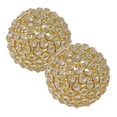thumbnail image 1 of Facetas 5" Gold Cristal Spheres - Set of 2, 1 of 2