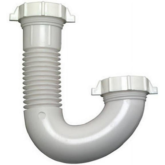 Master Plumber White Lavatory Drain J Bend