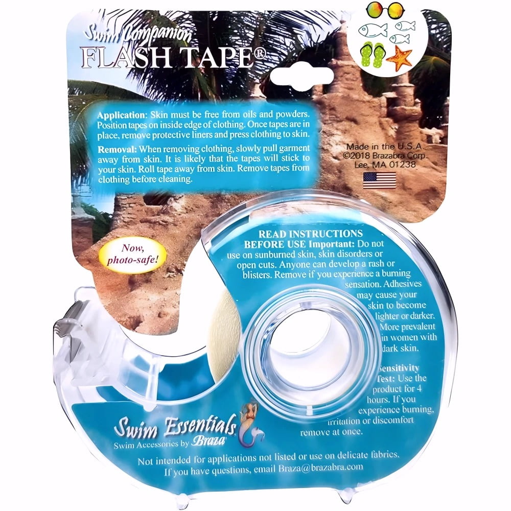 Braza Swim Flash Tape - Waterproof Clothing Tape - 4 Pack