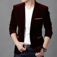 thumbnail image 2 of Qiggri Men's Blazer Casual Sport Coats Slim Fit One Button Suit Jacket Lightweight Sports Jacket, 2 of 6